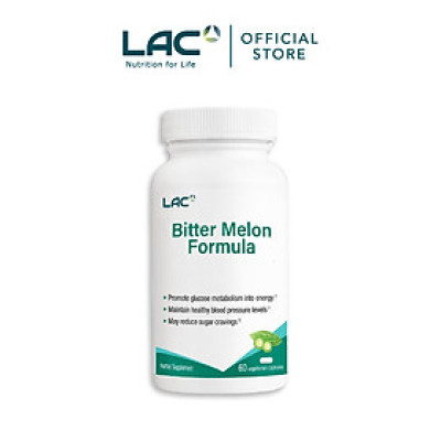 VIÊN UỐNG CẢI THIỆN ĐƯỜNG HUYẾT CHIẾT XUẤT MƯỚP ĐẮNG LAC BITTER MELON FORMULA (60 VIÊN)