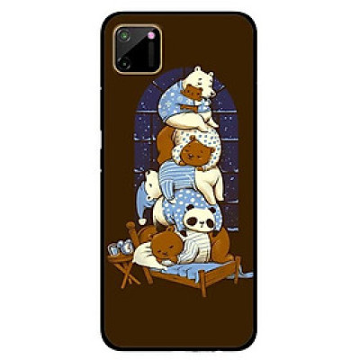 Ốp lưng dành cho Realme C11 mẫu Gấu Xếp Chồng