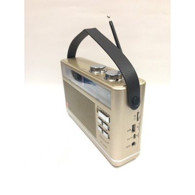 ĐÀI FM Radio DC-666BT- Bluetooth Đa Chức Năng Loa To Sang Trọng -Hàng Chính Hãng BH:12Tháng