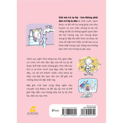 Sách - Giải Mã Trẻ Tự Kỷ - Con Không Phải Đứa Trẻ Kỳ Lạ Đâu - AZ Việt Nam