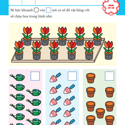 SÁCH THIẾU NHI CHO TRẺ 4-5 TUỔI_TOÁN HỌC_Số đếm (4~5 tuổi)