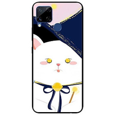 Ốp lưng dành cho Realme C15 mẫu Mèo Mắt Vàng