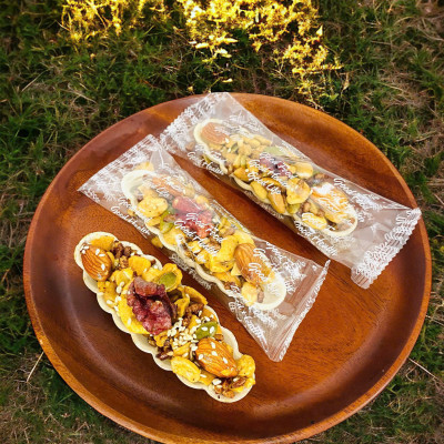 Bánh thuyền hạt dinh dưỡng MộcLan loại Vip mix các loại hạt hỗ trợ giảm cân ăn kiêng - 250g, 500g