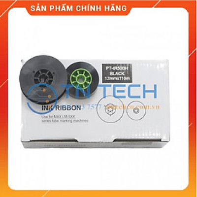 Ruy băng mực MAX PT-IR50BH - 12MM x 110M - Dùng cho máy in ống lồng MAX [Hàng nhập khẩu]