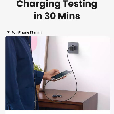 Củ sạc nhanh MINI 30W GaN UGREEN CD319 – Sạc nhanh Type C – Công suất 30W – Công nghệ GaN tiên tiến – Hàng Chính Hãng.