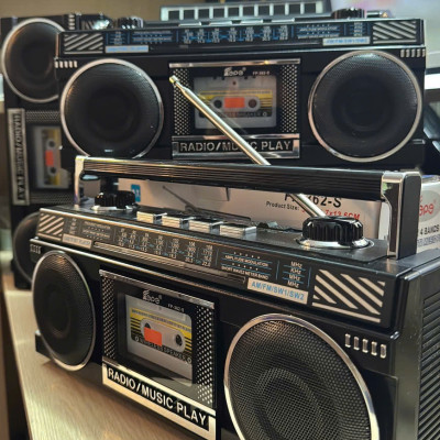 Đài FM Radio FP-362S 2 Loa kiêm loa bluetooth- Sạc Năng Lượng Mặt trời, Đài FM, AM, SW1-2, đài FM Hàng Chính Hãng
