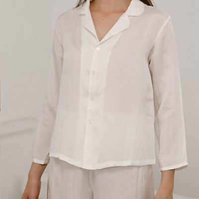 Bộ Pijama Lụa Tơ Tằm Thời Trang Cao Cấp [Tay Dài - Quần Dài]