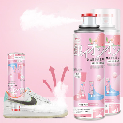 Lọ/Bình/Chai Xịt Khử Mùi Giày Công Nghệ NANO BẠC Mùi Dịu Nhẹ 260ml khử Mùi Hôi Dép Chân Tủ Giày Bình Sịt Khử mùi Giày