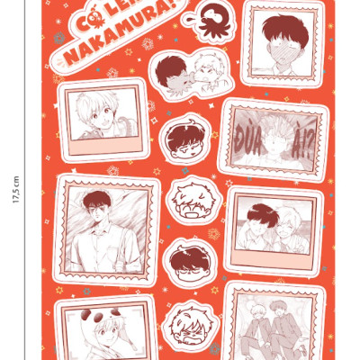 Sách - Bộ Manga - Cố Lên Nakamura - Tập 1 + Tập 2 (Bộ 2 Tập) - Bản Sưu Tầm - Tặng Kèm Set 5 Card Nhân Vật Kèm Obi + Set 2 Clearcard + Set 4 Postcard + Sticker + Standee Acrylic + Phong Bì Đựng Quà