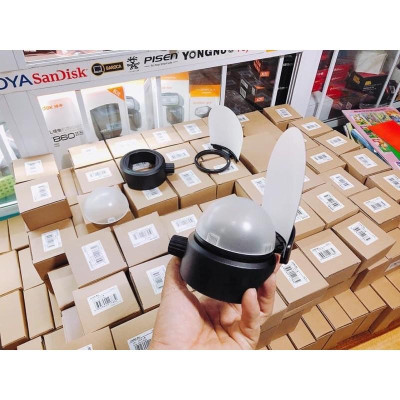Combo Tản Sáng Godox AK-R11 Dome Diffuser + Đế Nam Châm S-R1 - Hàng Chính Hãng