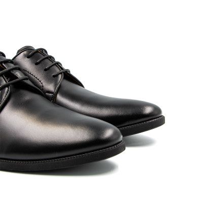 Giày tây nam Oxford Tomoyo đen bóng TMN92101