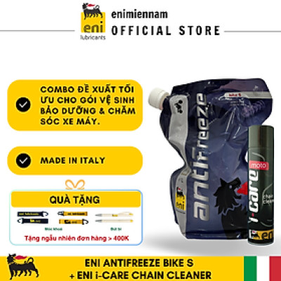 (HCM) Combo nước mát bike S pha sẵn + xịt vệ sinh sên eni (hàng nhập Ý)