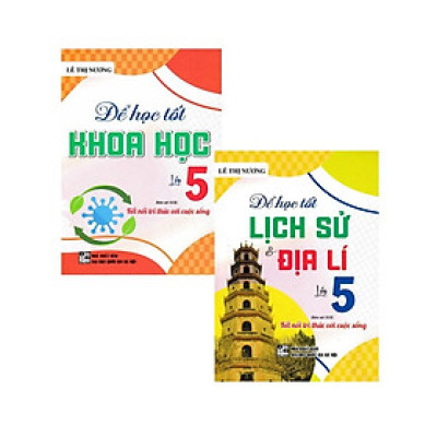 Combo Để Học Tốt Khoa Học + Lịch Sử Và Địa Lí Lớp 5 (Bám Sát SGK Kết Nối Tri Thức Với Cuộc Sống) (Bộ 2 Cuốn) - HA