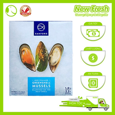 [GIAO NHANH HCM] Vẹm Xanh Newzealand Sanford - Hộp 1Kg