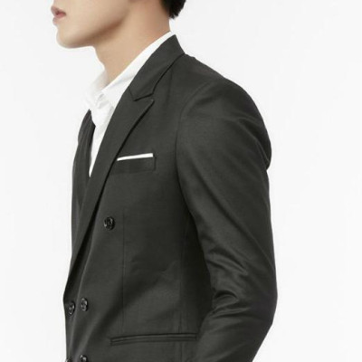 Áo Vest Nam 6 Nút Tay Dài Titishop AVN124 - Đen