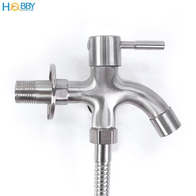 Bộ vòi sen tắm có củ sen lạnh dây sen  inox 304 Hobby home decor CST1