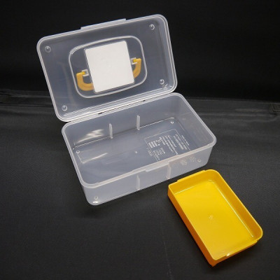 Hộp đựng các loại vật dụng, đồ dùng 2 ngăn đa năng Kokubo 800ml - Nội địa Nhật Bản (Giao màu ngẫu nhiên)