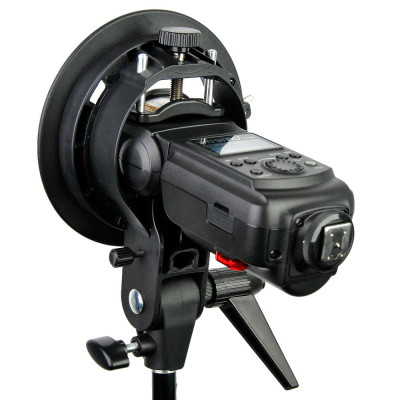 Giá đỡ đèn Speedlite PRO Godox loại S S-EC dành cho hộp mềm đèn flash Speedlite gắn Elinchrom