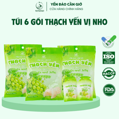 Yến Đảo - Thạch Yến Vị Nho, Bổ Sung Năng Lượng, Thanh Mát Mỗi Ngày