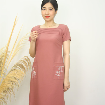 Đầm công sở dáng suông - Đầm công sở TIFALU 914D