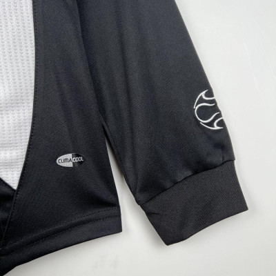 Áo Bóng Đá Retro Real Madrid 2006 Dài Tay - Sân Khách bản cao cấp vải Cotton Polyester