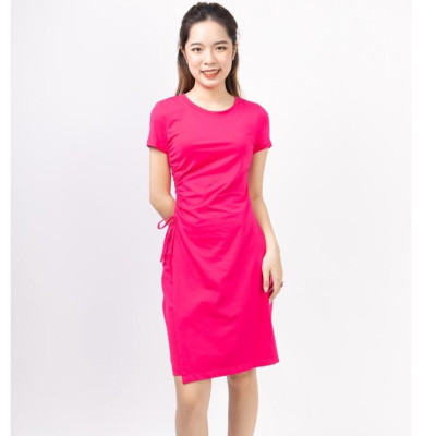 Đầm thun ôm A, rút dây một bên eo Emspo DS4114