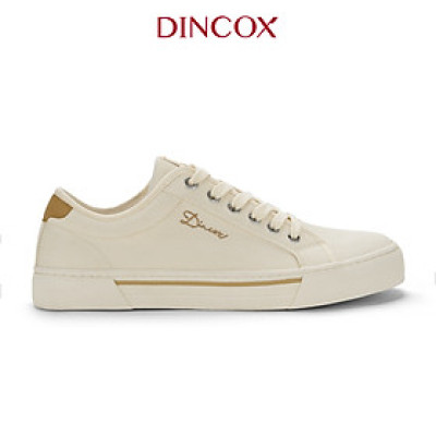 Giày Sneaker Vải Canvas Nam Nữ E12 Cream Thời Trang Dincox