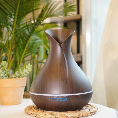 Máy Khuếch Tán Tinh Dầu Dáng Hoa Tulip Cao Cấp Chính Hãng MINIIN - Máy Phun Sương Tạo Độ Ẩm Xông Phòng Lọc Không Khí Sang Trọng - Làm Thơm Phòng-Cafe-Spa- Nhà Hàng -Trang Trí- Đuổi Côn Trùng - Tặng Kèm Remote Và Lọ Tinh Dầu Ngẫu Nhiên 