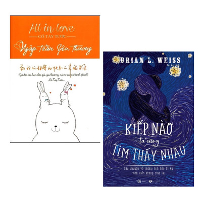Combo 2 Cuốn Tiểu Thuyết Lãng Mạn Cực Hay: All In Love - Ngập Tràn Yêu Thương + Kiếp Nào Ta Cũng Tìm Thấy Nhau / Những Cuốn Tiểu Thuyết Lãng Mạn Cực Hay - Tặng Kèm Bookmark Happy Life