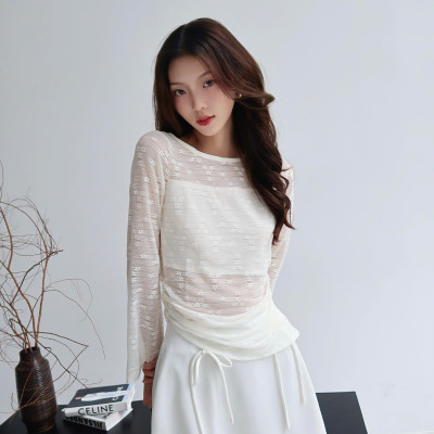 Áo thun dài tay nữ có lớp trong kiểu dáng ôm tôn dáng Miko Miều Est.2013