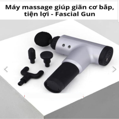 Máy MASSAGE Mini Cầm Tay Thế Hệ Mới Chính Hãng MINIIN - 6 Cấp Độ, Hỗ Trợ Mát Xa Chuyên Sâu, Giảm Đau Cơ, Cứng Khớp - Tặng kèm 04 đầu 