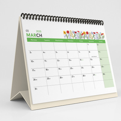 Lịch Bàn 2025 - Desk Calendar Nguyễn Trắc - Wild Flower and Herb
