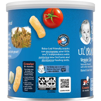 Thực Phẩm Bổ Sung Bánh Ăn Dặm Gerber Lil