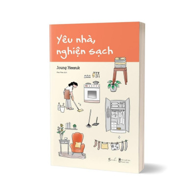 Sách - Yêu Nhà, Nghiện Sạch - Bìa Cam - AZ Việt Nam