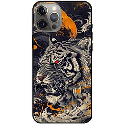 Ốp lưng cho IPhone 12 - 12 Pro - 12 Pro Max - 13 Mini - 13 - 13 Pro - 13 Pro Max - Hổ Mắt Đỏ - Hàng Chính Hãng