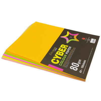 Tập 100 Giấy Màu A4 80gsm 5 Màu - Campap CA4771