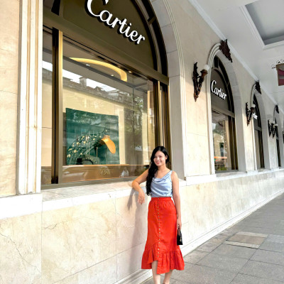 Áo Cổ Đổ Thanh Dải TOP225BLUE thời trang thiết kế Hity