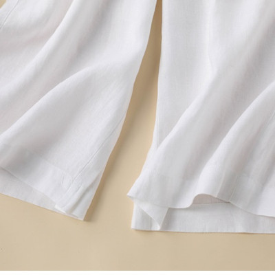 Quần dài nữ ống rộng chất linen cao cấp thương hiệu Đũi Việt, hàng hot qd08