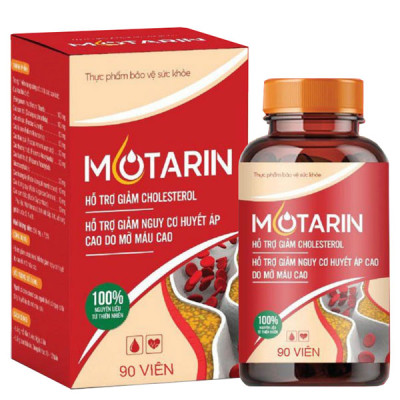 Combo 3 Tặng 1 Hộp Mỡ Máu Motarin Giúp Ổn Định Mỡ Máu Cao Hiệu Quả