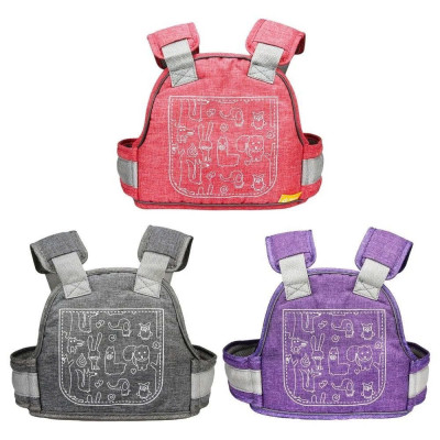 Đai đi xe máy cho bé phản quang, thoáng khí sử dụng khóa 2 cấp bền chắc, chống bụi bẩn