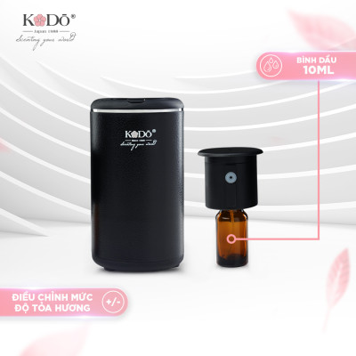 KODO 10S - Máy Khuếch Tán Tinh Dầu Dành Cho Xe Ô Tô, Phòng 20M2, Không Cần Pha Nước, Sạc Pin Dùng Được 24H