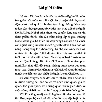 Kể Chuyện Cuộc Đời Các Thiên Tài: Anton Chekhov - Thảo Nguyên Không Bình Lặng