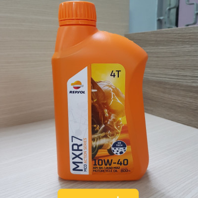 Nhớt xe số cao cấp Repsol Moto MXR 7 4T 10W40 1L (Mẫu Mới}