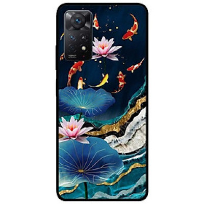 Ốp lưng dành cho Xiaomi Redmi Note 11 Pro 5G - Sen Hồng Và Koi
