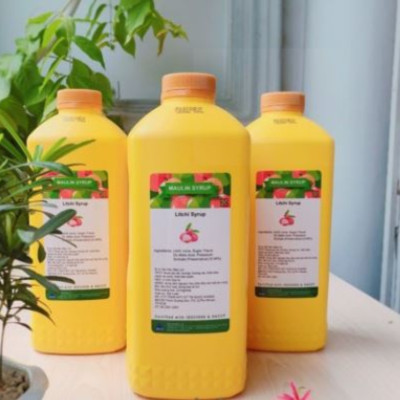 Siro Vải MauLin (MauLin Litchi Syrup) Chai 2.5Kg - Nguyên liêu pha chế trà sữa hương thơm hảo hạng