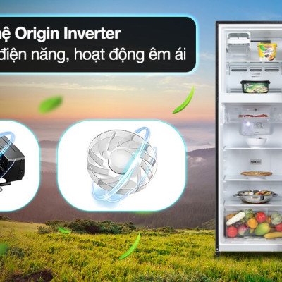 Tủ lạnh Toshiba Inverter 233 lít GR-RT303WE-PMV(52) - Hàng Chính Hãng (Chỉ giao HCM) 