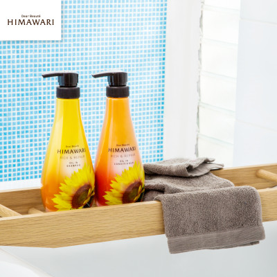 Dầu Gội Đầu Phục Hồi Và Dưỡng Ẩm Sâu Dear Beaute Himawari Oil In Hair Shampoo (Rich & Repair) 500 mL