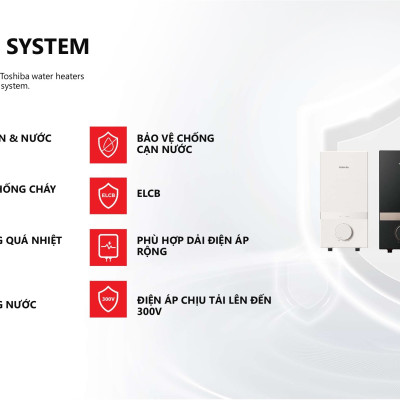 Máy nước nóng trực tiếp 4500W Toshiba TWH-45MCNVN - Hàng chính hãng