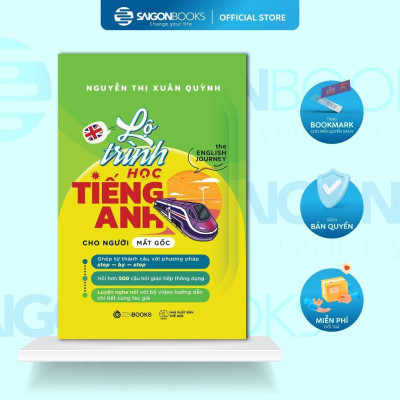 Sách - Học Tiếng Anh Hiệu Quả - Lộ Trình Từ Mất Gốc Tới Giao Tiếp Lưu Loát - Combo 2 Cuốn - Saigon Books