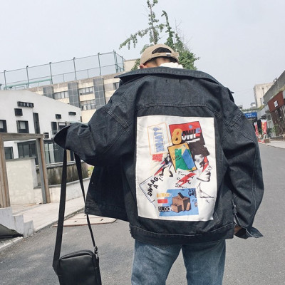 Áo khoác Jeans Nam Bowie cực chất màu Đen